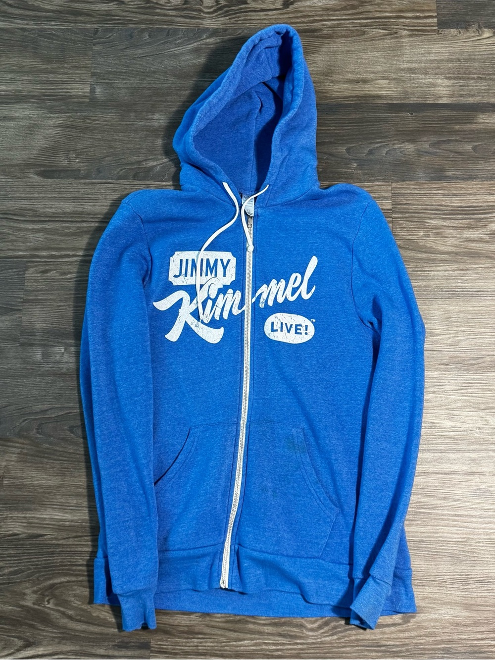 Men’s Blue Zip-Up Hoodie